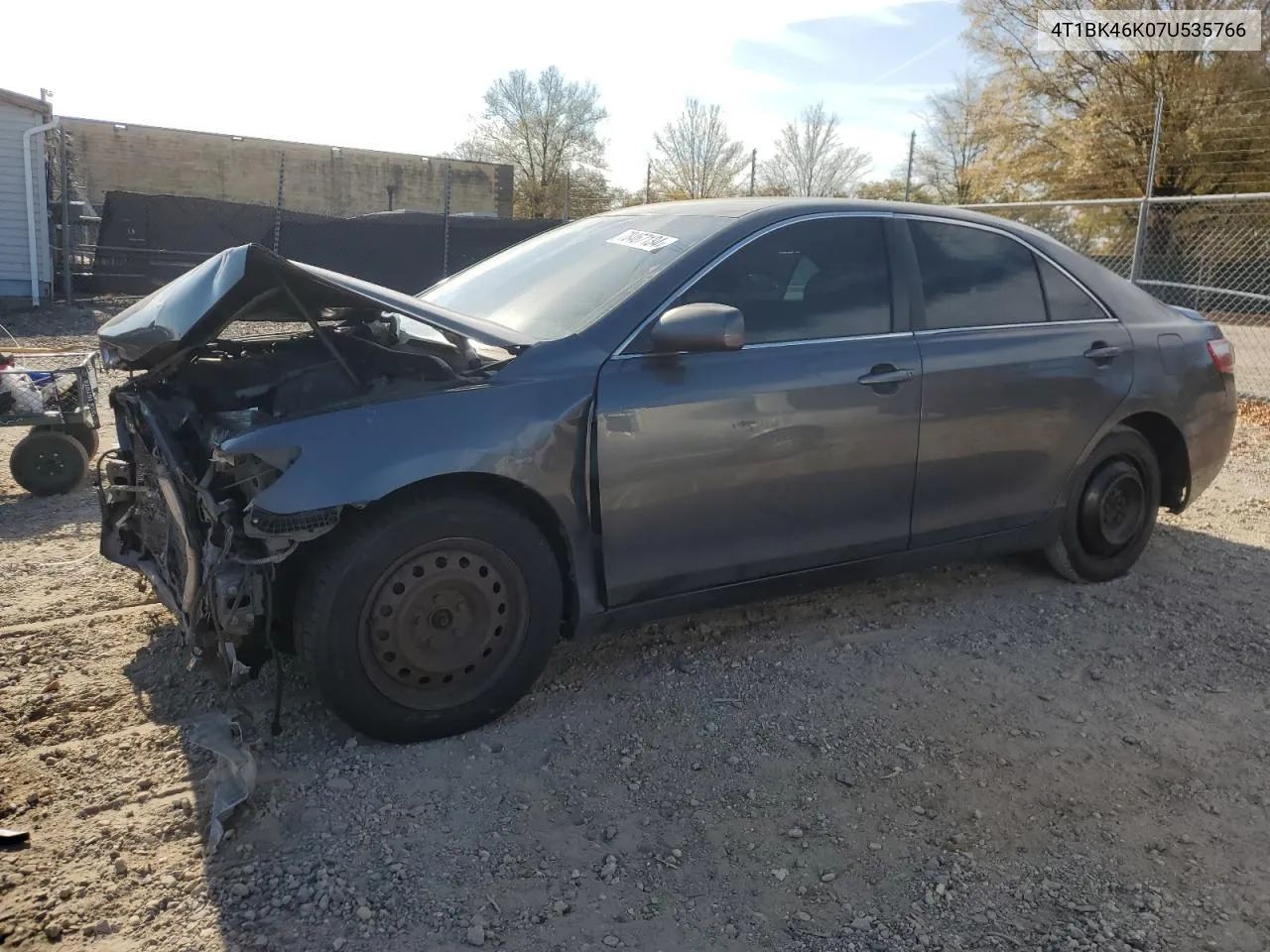 2007 Toyota Camry Le VIN: 4T1BK46K07U535766 Lot: 78467134