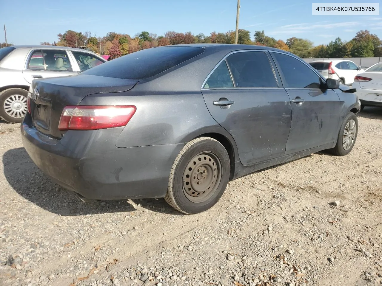 2007 Toyota Camry Le VIN: 4T1BK46K07U535766 Lot: 78467134