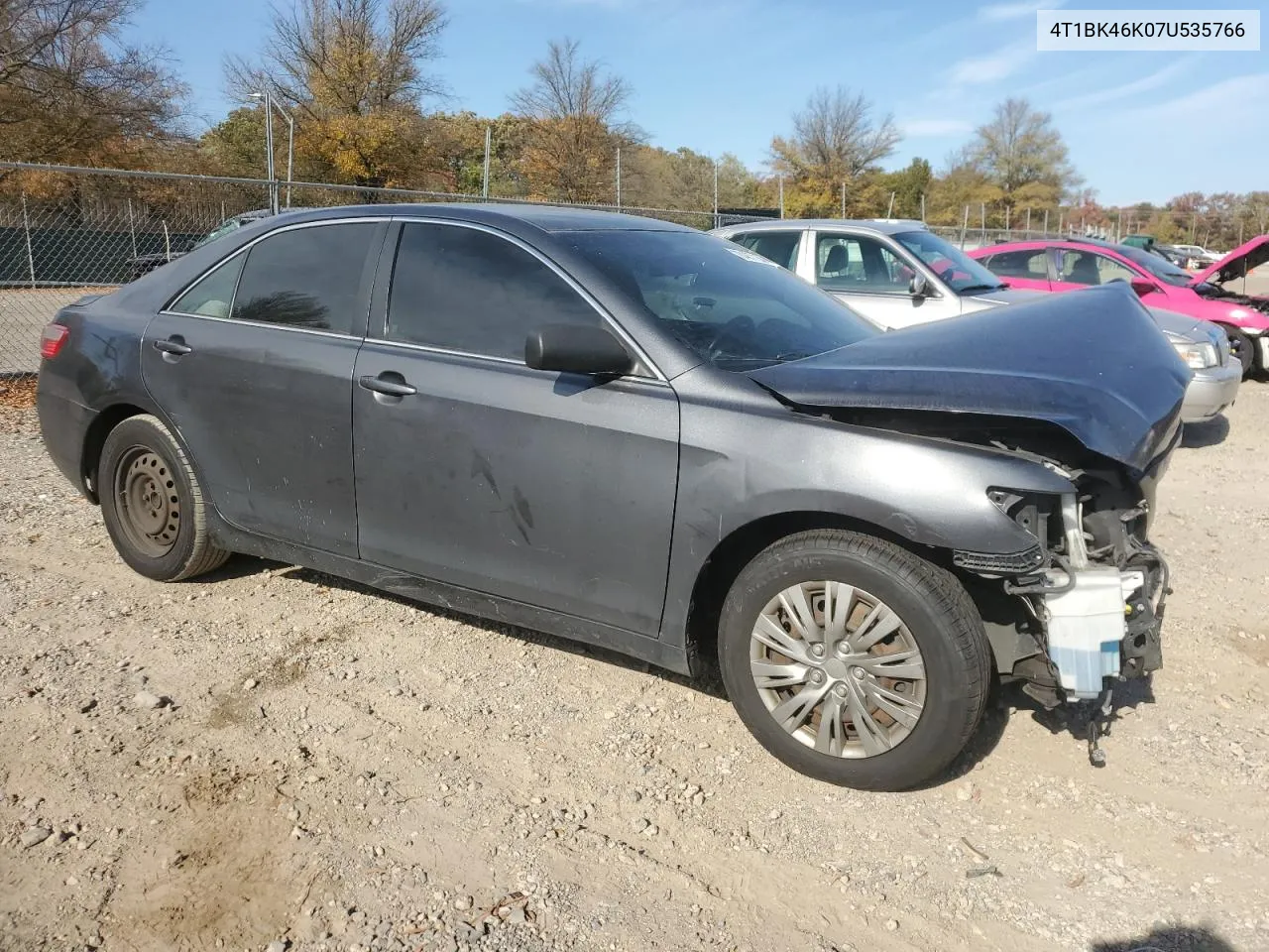 2007 Toyota Camry Le VIN: 4T1BK46K07U535766 Lot: 78467134