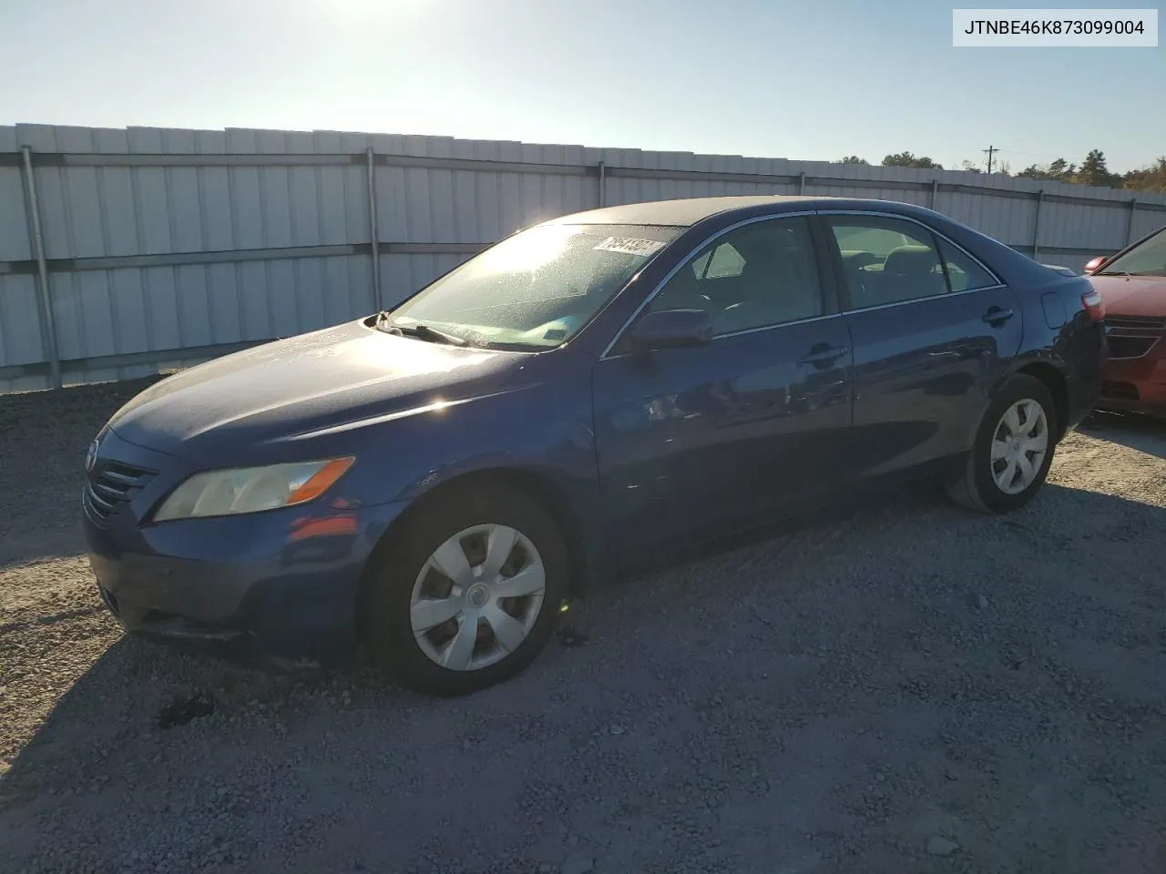 2007 Toyota Camry Ce VIN: JTNBE46K873099004 Lot: 78541304