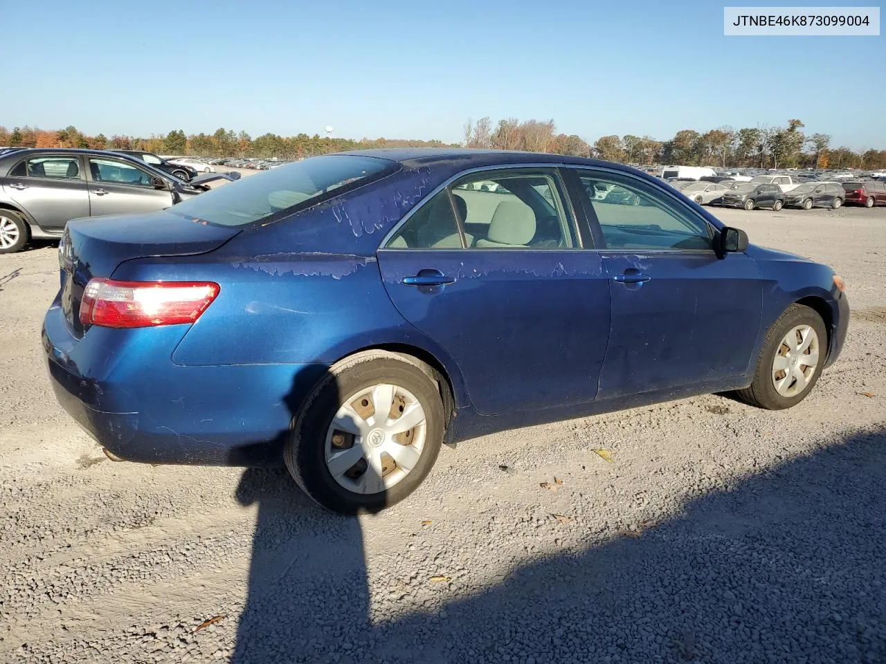 2007 Toyota Camry Ce VIN: JTNBE46K873099004 Lot: 78541304