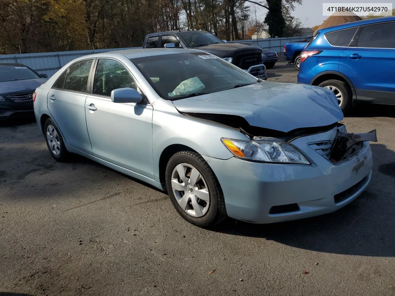 2007 Toyota Camry Ce VIN: 4T1BE46K27U542970 Lot: 78613894