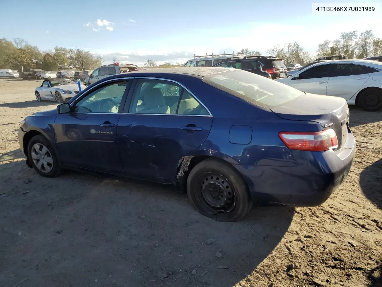 2007 Toyota Camry Ce VIN: 4T1BE46KX7U031989 Lot: 78620454