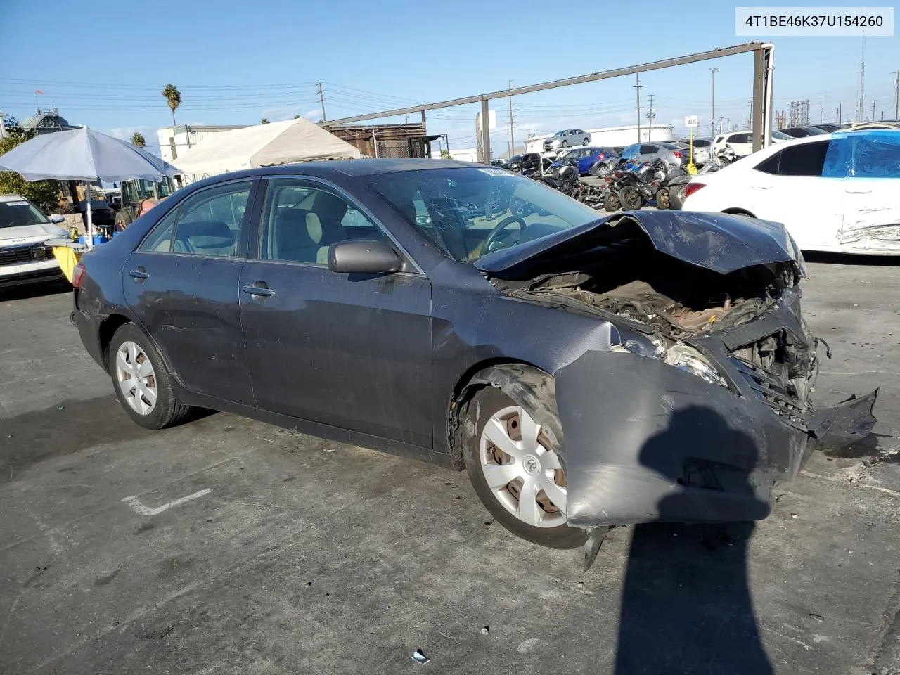 2007 Toyota Camry Ce VIN: 4T1BE46K37U154260 Lot: 78624374