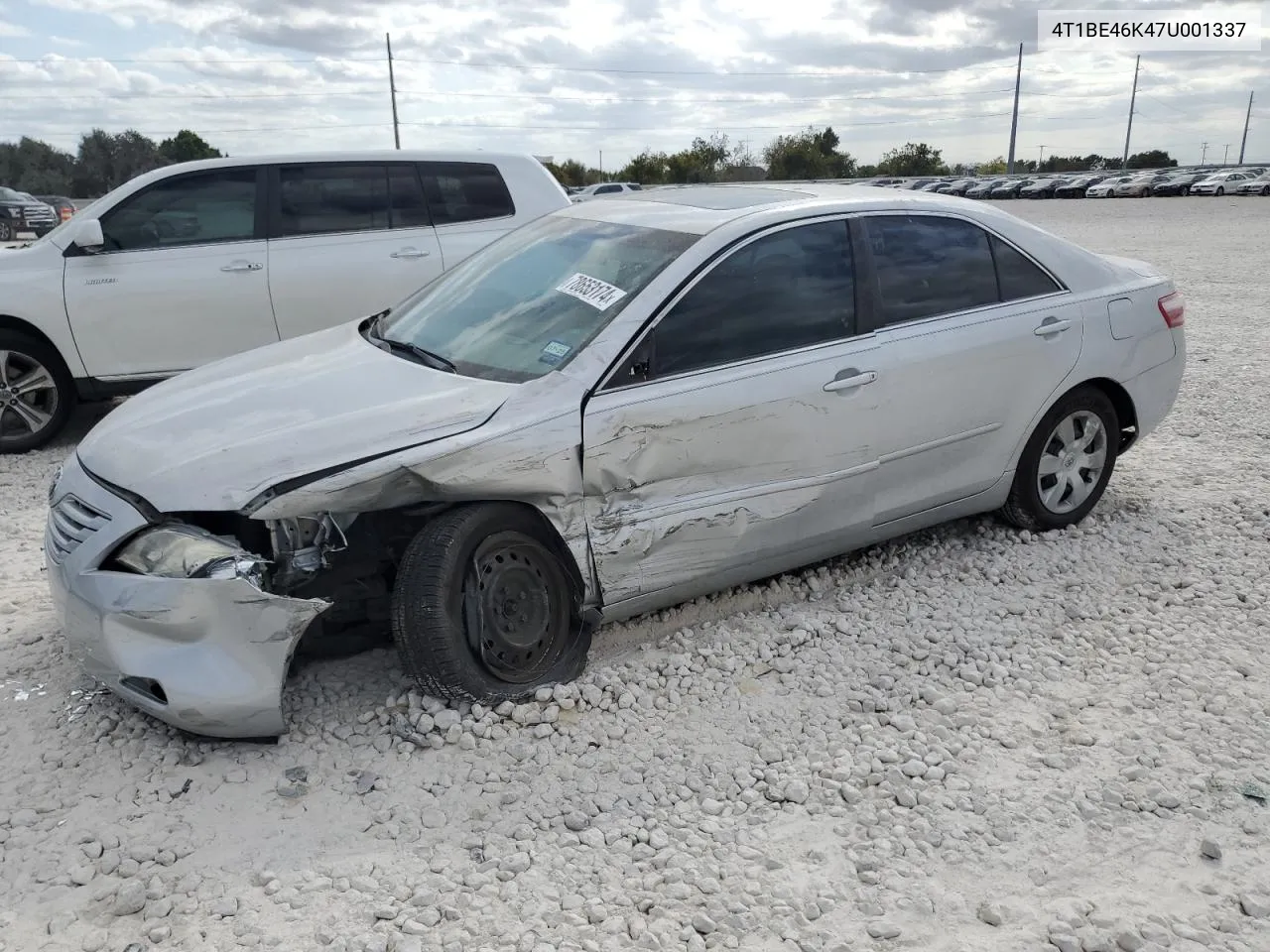 2007 Toyota Camry Ce VIN: 4T1BE46K47U001337 Lot: 78653174