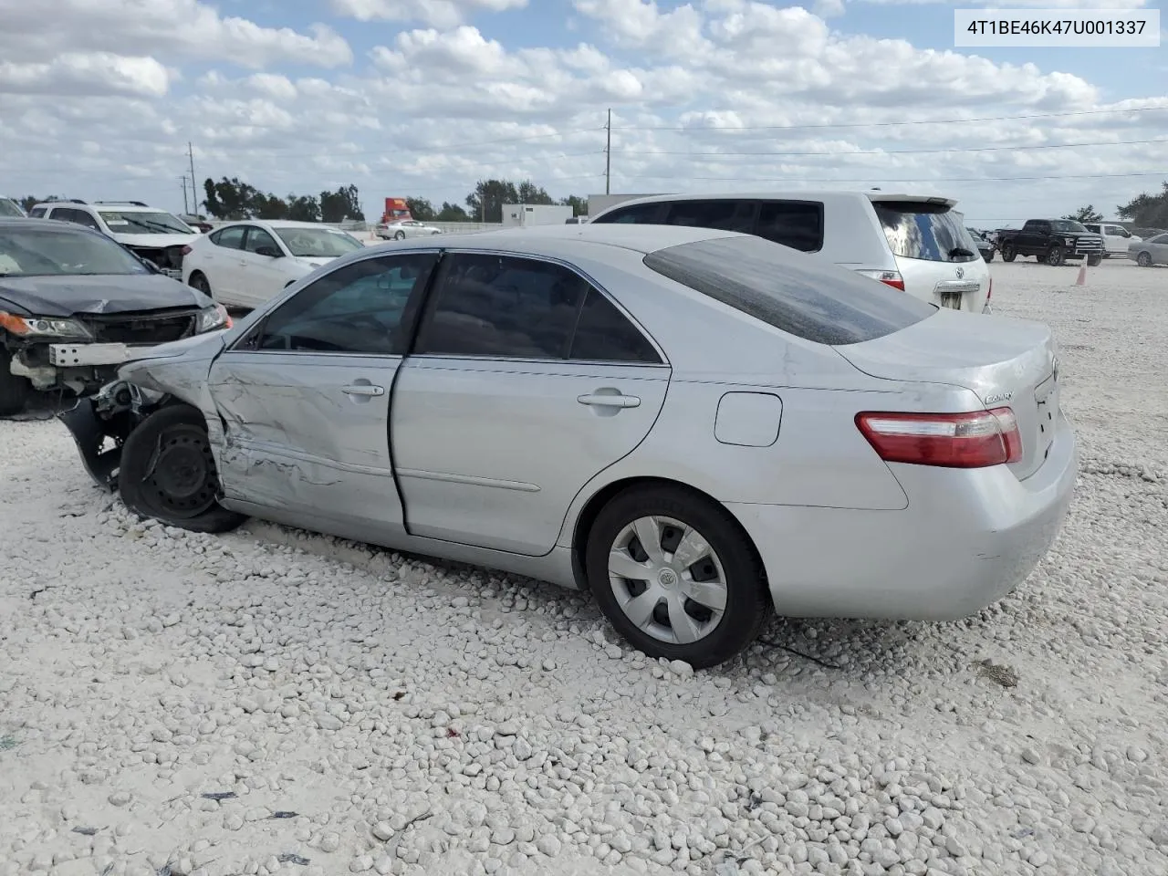 2007 Toyota Camry Ce VIN: 4T1BE46K47U001337 Lot: 78653174