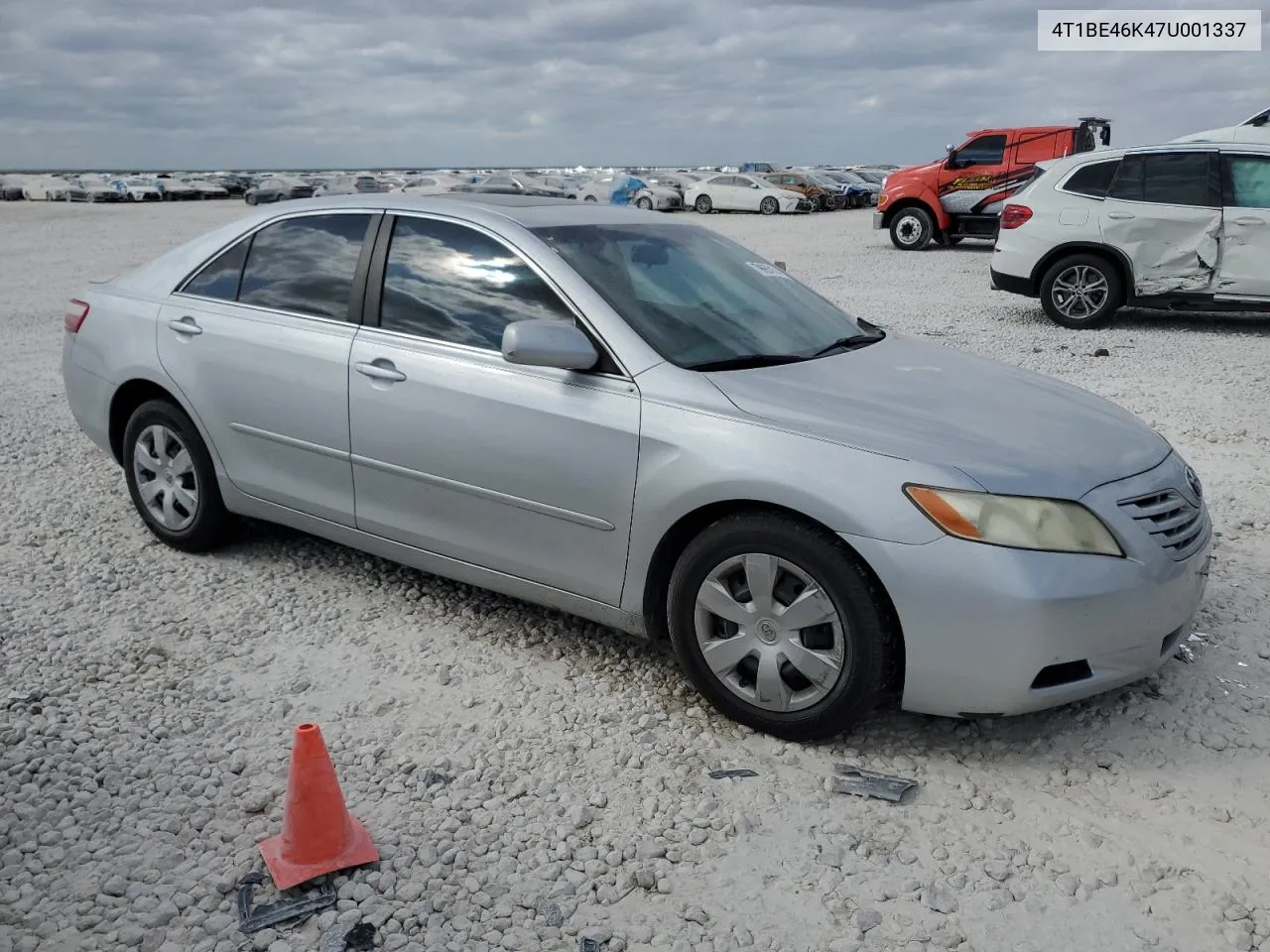 2007 Toyota Camry Ce VIN: 4T1BE46K47U001337 Lot: 78653174