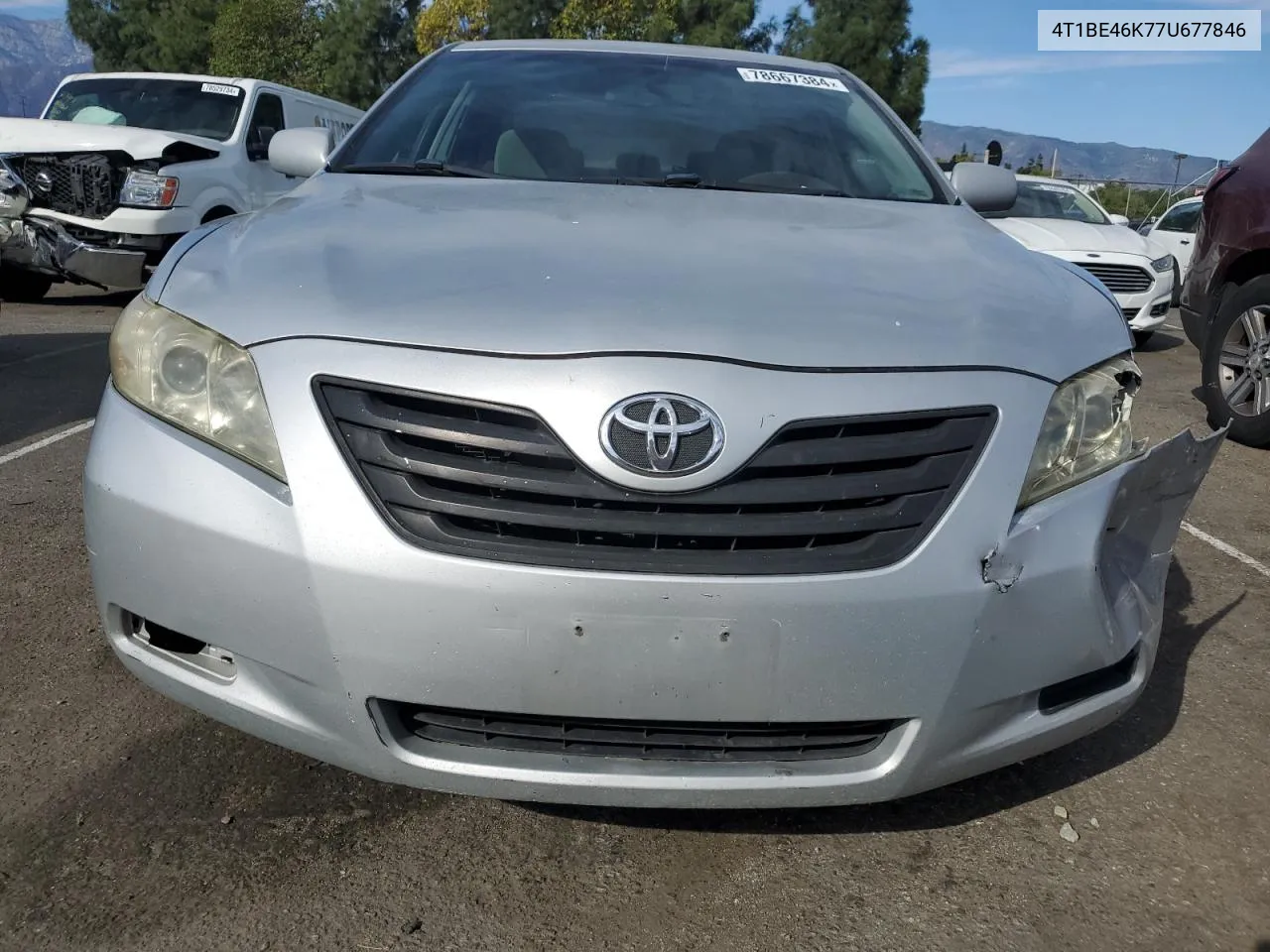 2007 Toyota Camry Ce VIN: 4T1BE46K77U677846 Lot: 78667384