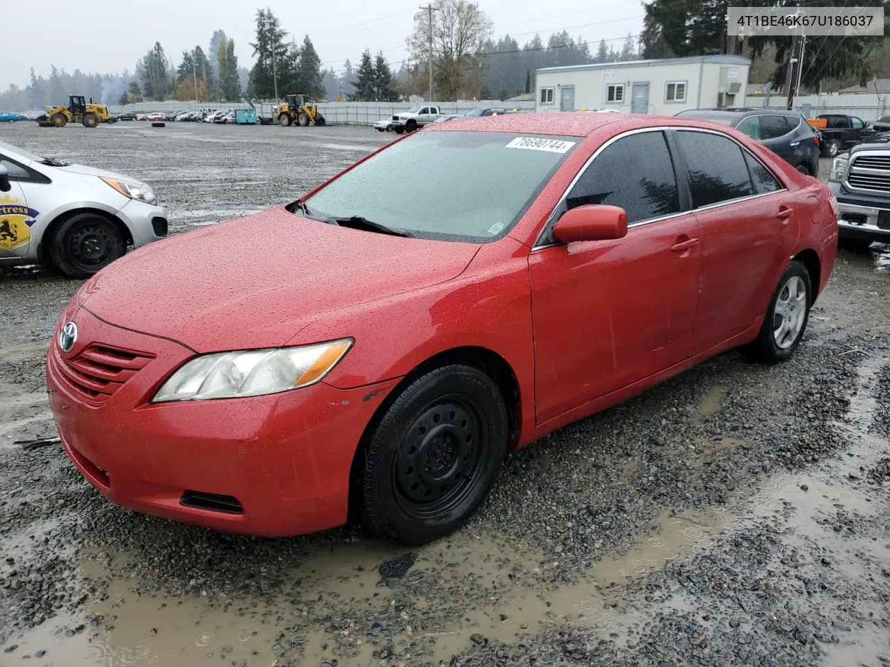 4T1BE46K67U186037 2007 Toyota Camry Ce