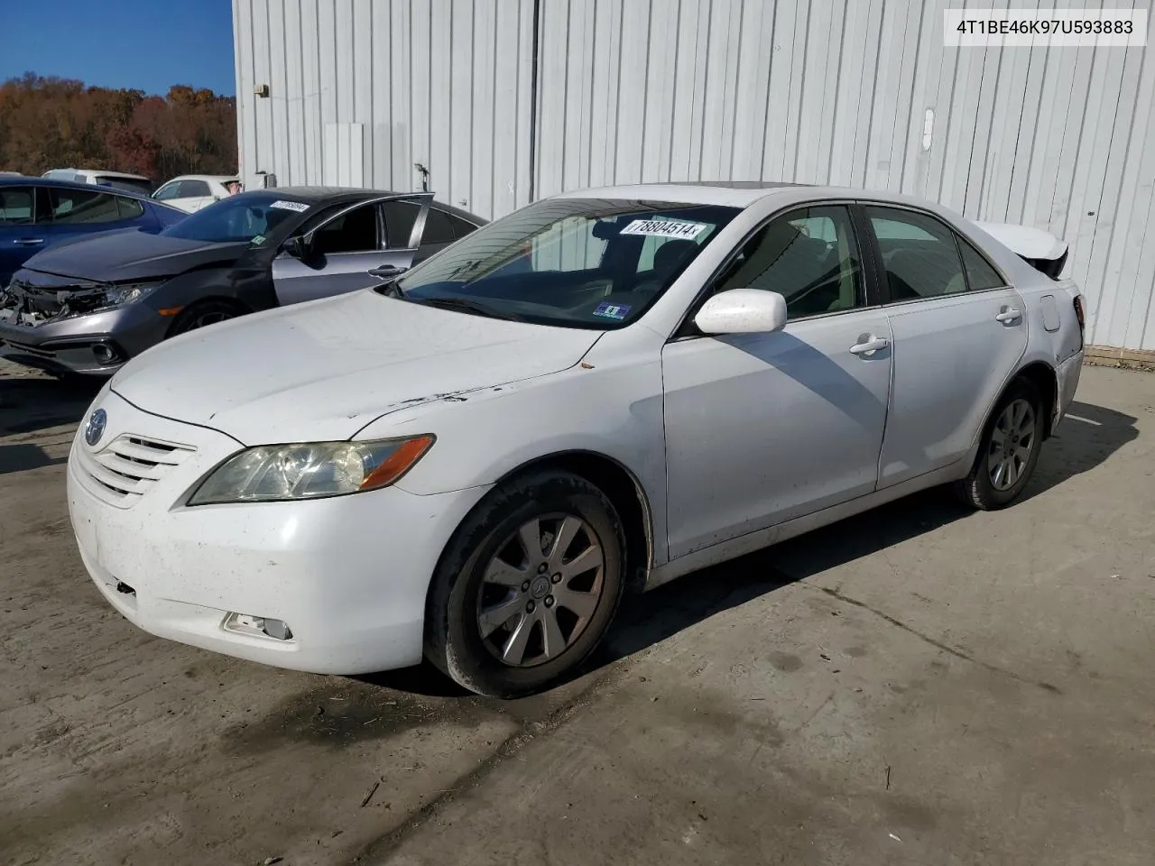 2007 Toyota Camry Ce VIN: 4T1BE46K97U593883 Lot: 78804514