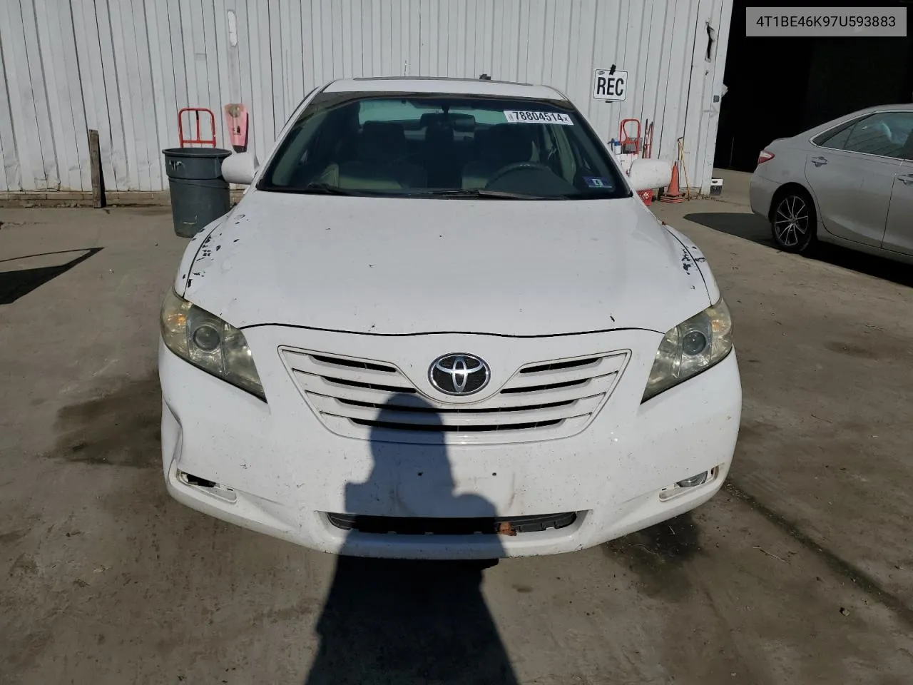 4T1BE46K97U593883 2007 Toyota Camry Ce