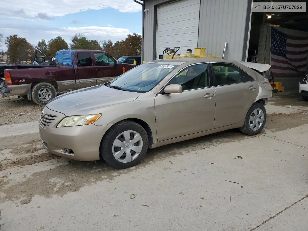 2007 Toyota Camry Ce VIN: 4T1BE46K57U707829 Lot: 78810354