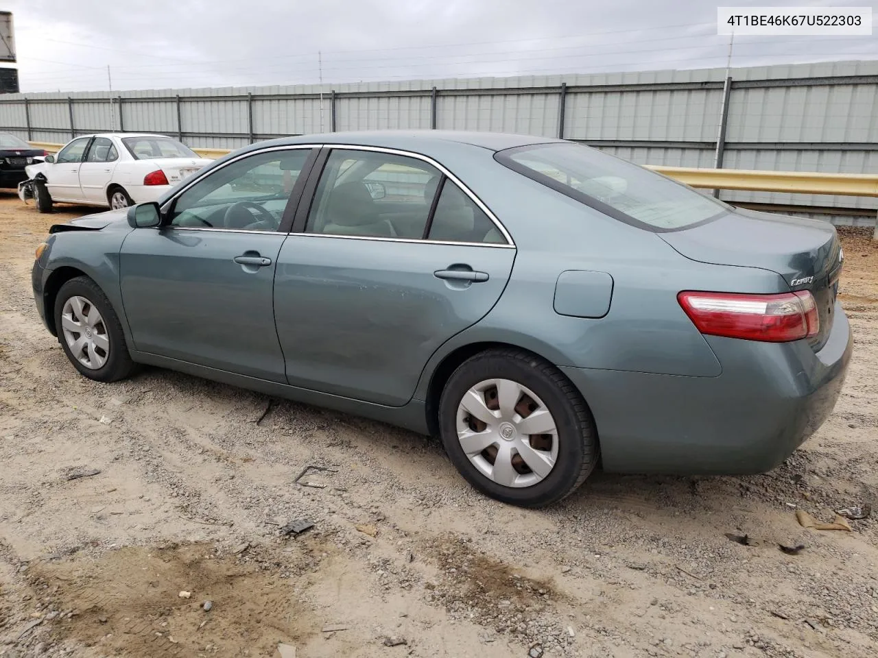 4T1BE46K67U522303 2007 Toyota Camry Ce