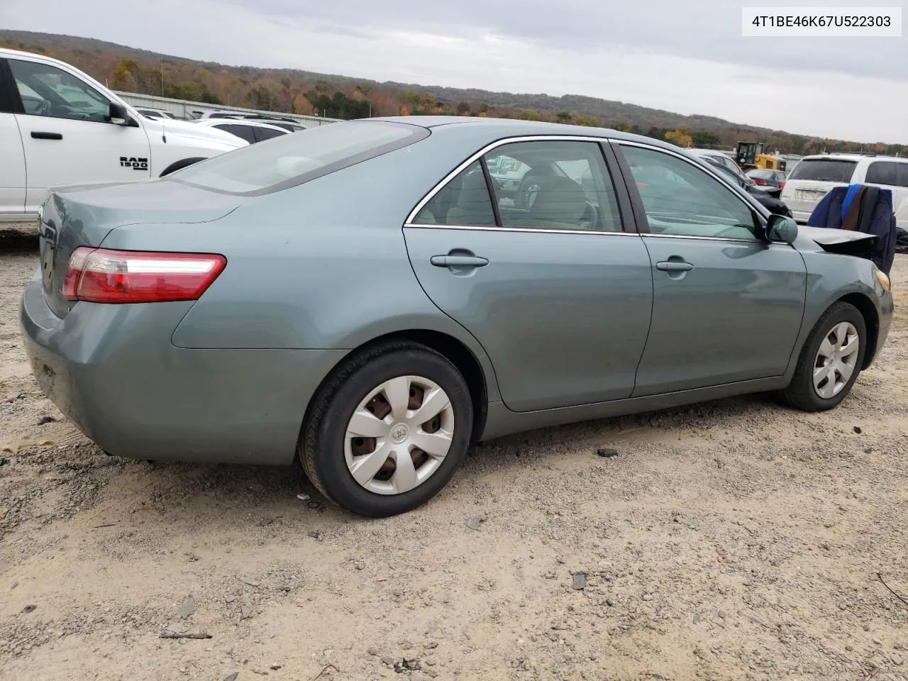 4T1BE46K67U522303 2007 Toyota Camry Ce