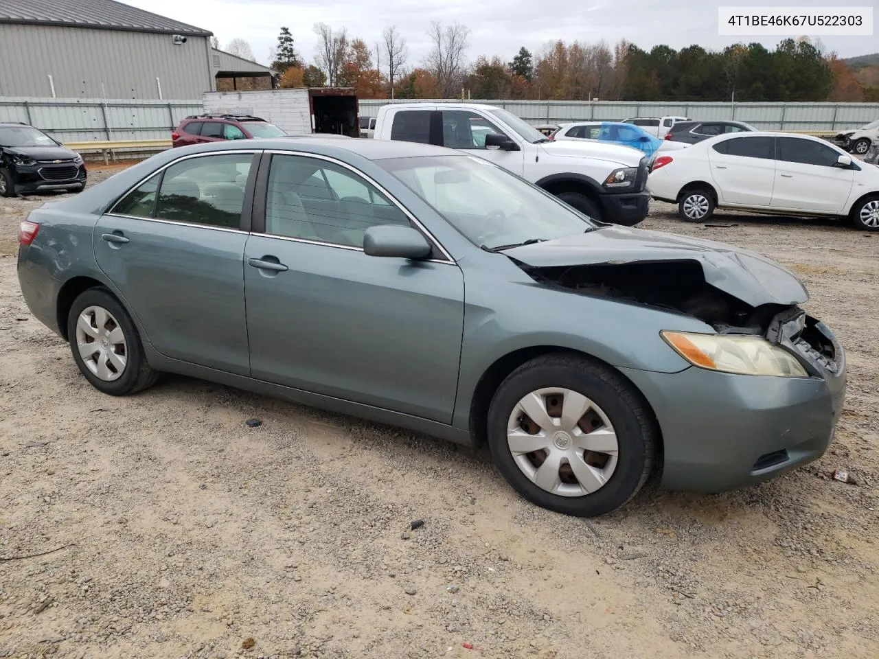 4T1BE46K67U522303 2007 Toyota Camry Ce