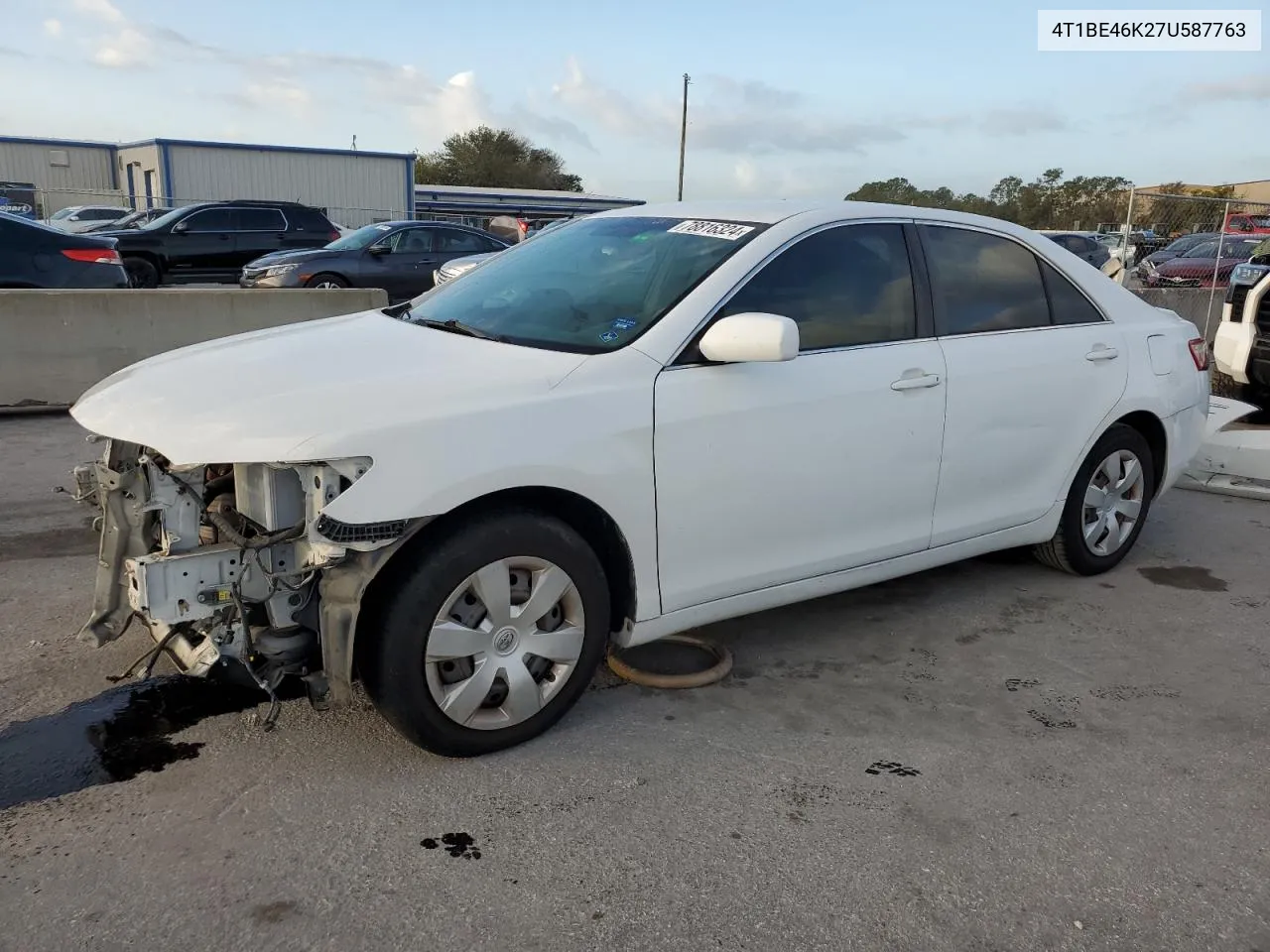 2007 Toyota Camry Ce VIN: 4T1BE46K27U587763 Lot: 78816324