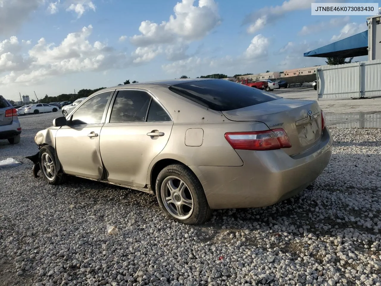 2007 Toyota Camry Ce VIN: JTNBE46K073083430 Lot: 78824614