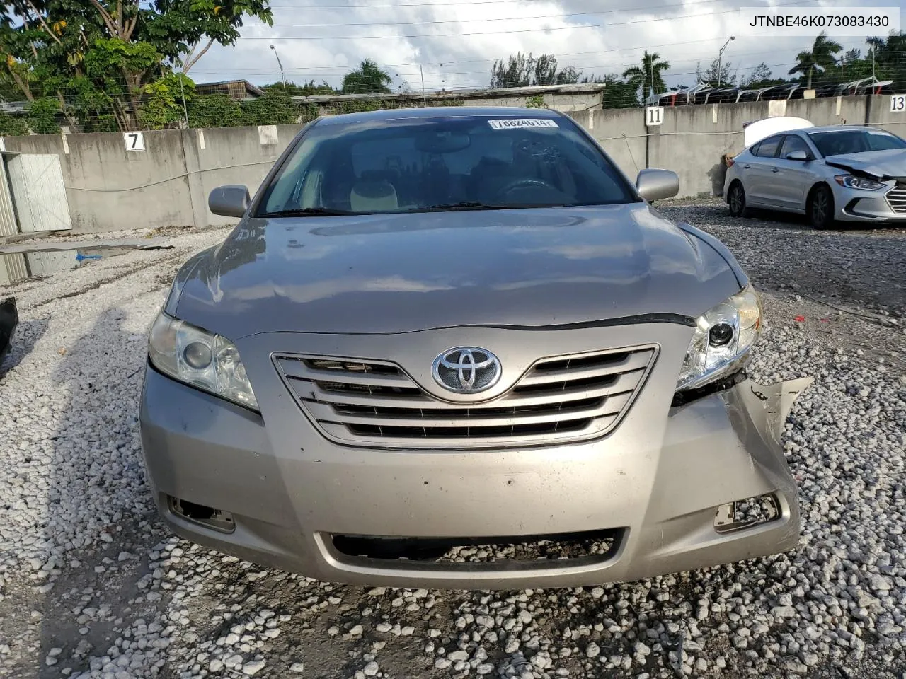 2007 Toyota Camry Ce VIN: JTNBE46K073083430 Lot: 78824614