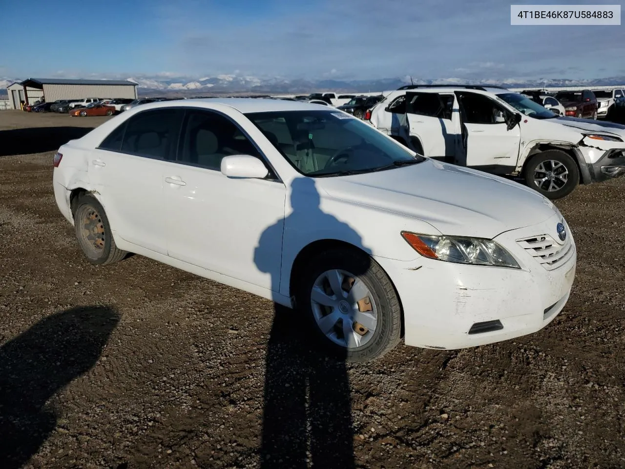 2007 Toyota Camry Ce VIN: 4T1BE46K87U584883 Lot: 78992594