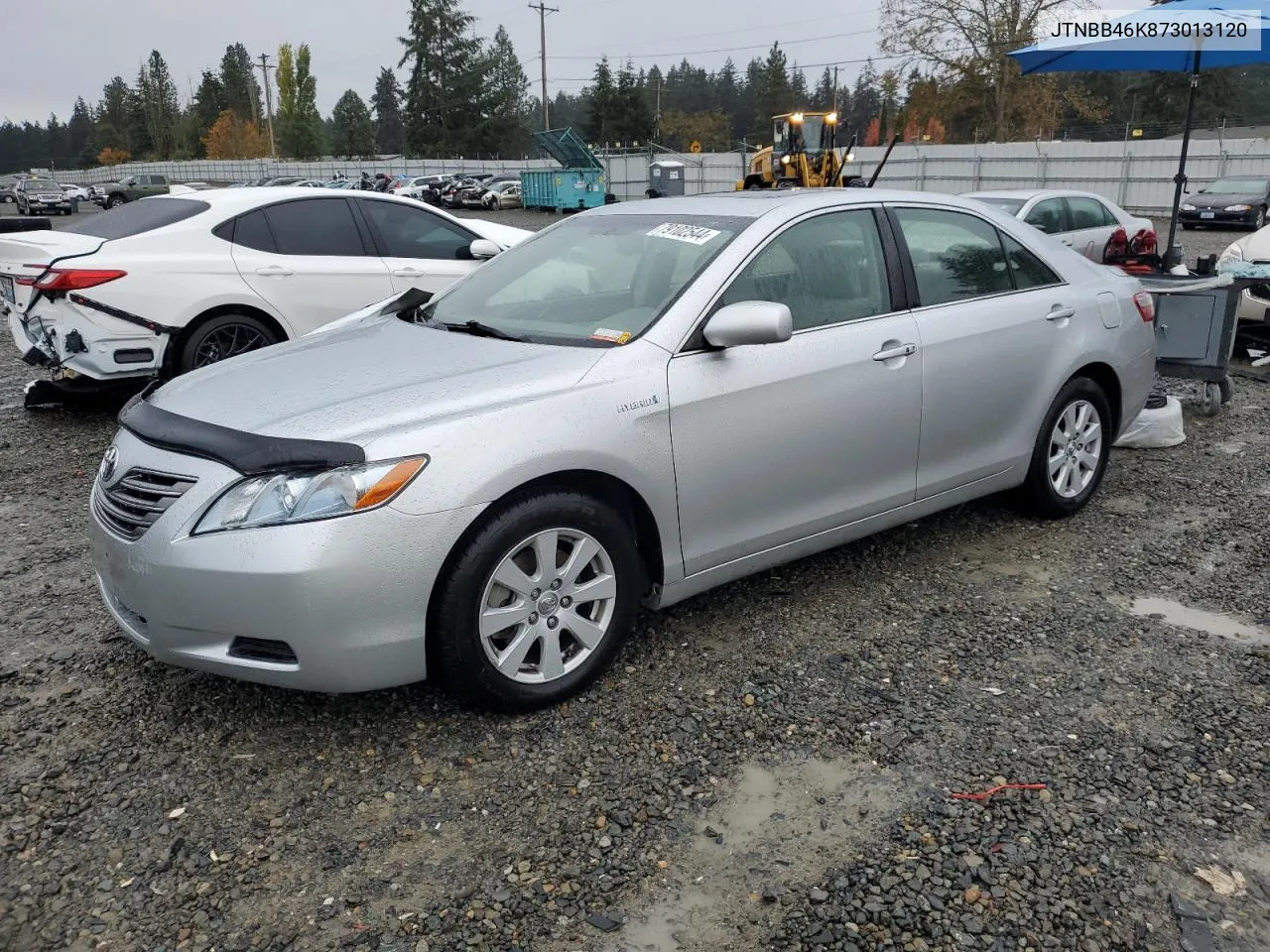 2007 Toyota Camry Hybrid VIN: JTNBB46K873013120 Lot: 79102544