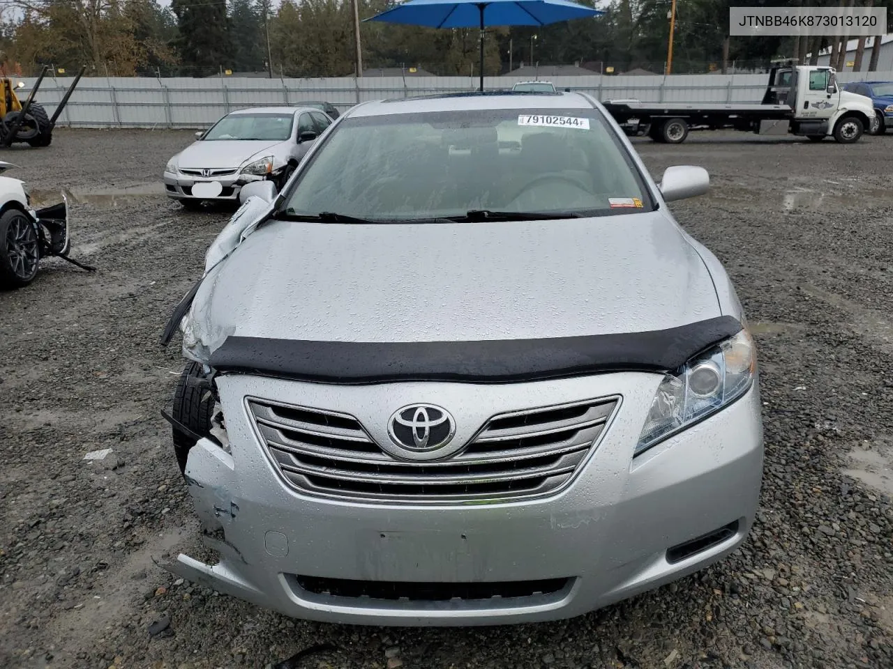 2007 Toyota Camry Hybrid VIN: JTNBB46K873013120 Lot: 79102544