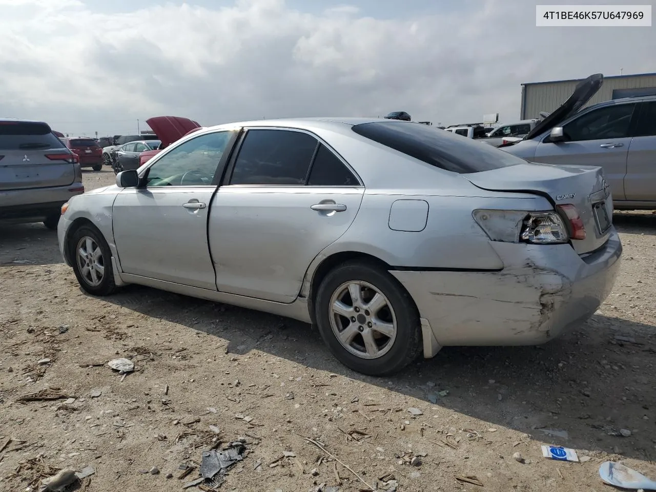 2007 Toyota Camry Ce VIN: 4T1BE46K57U647969 Lot: 79210214