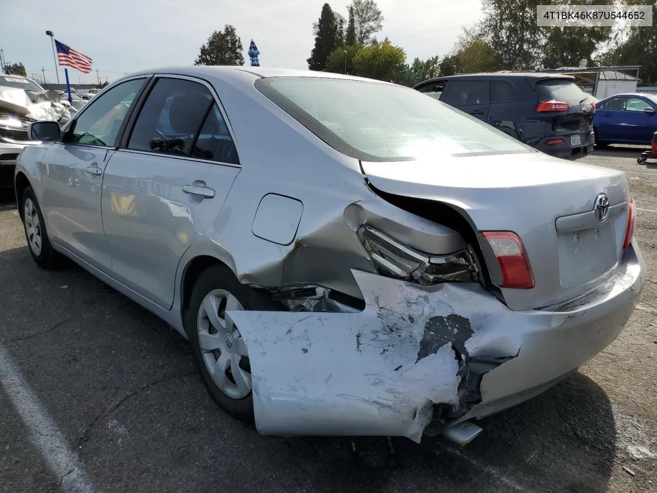 2007 Toyota Camry Le VIN: 4T1BK46K87U544652 Lot: 79309634