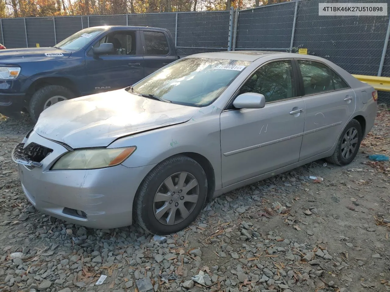 4T1BK46K27U510898 2007 Toyota Camry Le