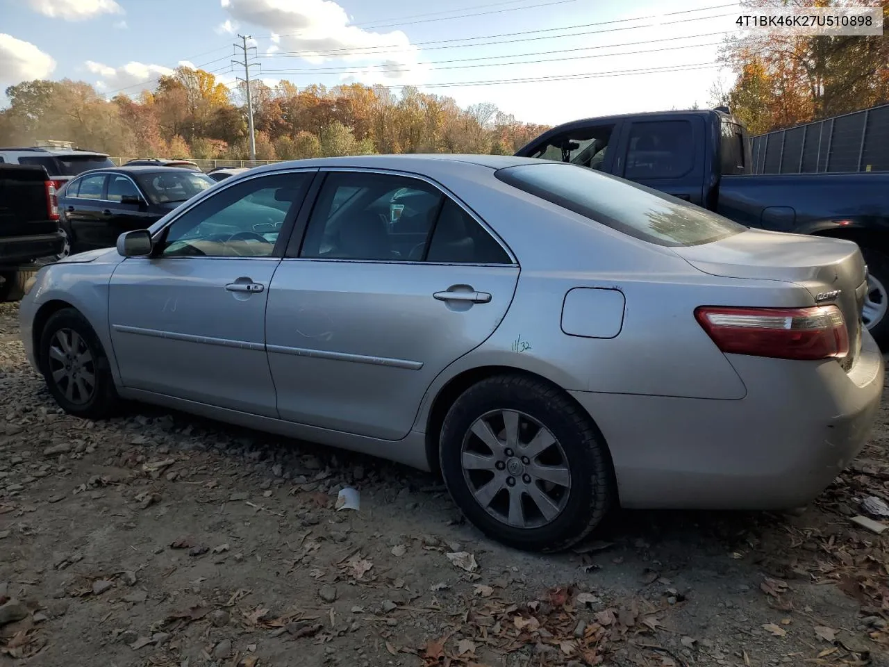 4T1BK46K27U510898 2007 Toyota Camry Le