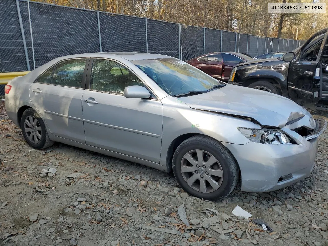 4T1BK46K27U510898 2007 Toyota Camry Le