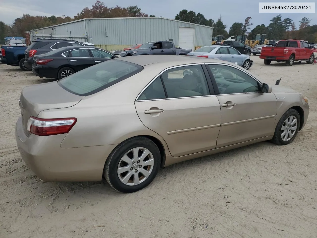 2007 Toyota Camry Hybrid VIN: JTNBB46K273020421 Lot: 79579134