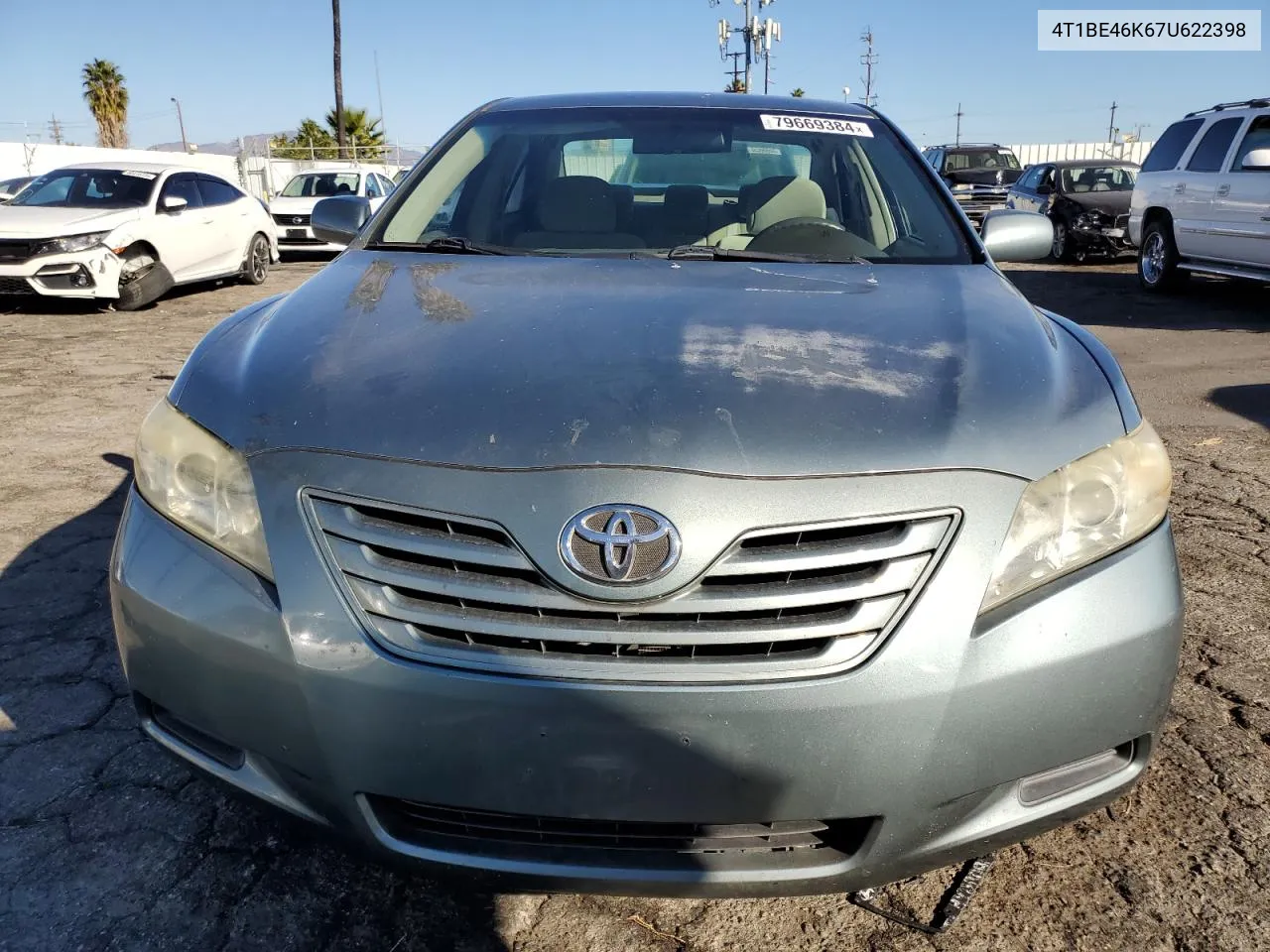 2007 Toyota Camry Ce VIN: 4T1BE46K67U622398 Lot: 79669384