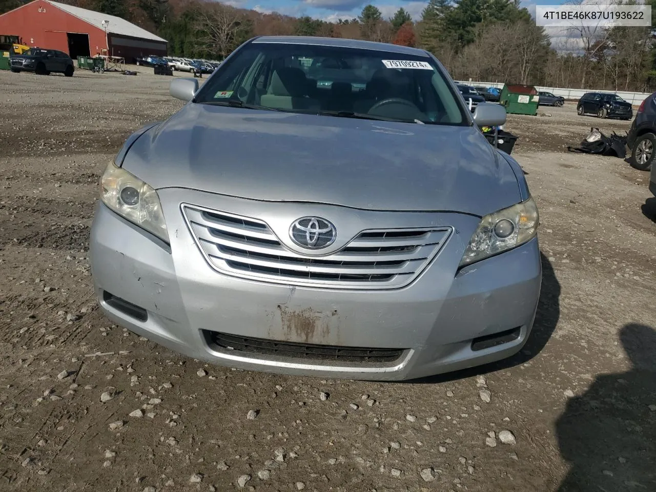 2007 Toyota Camry Ce VIN: 4T1BE46K87U193622 Lot: 79709274