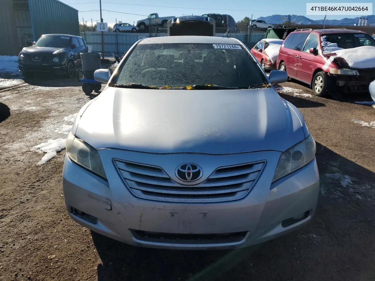 2007 Toyota Camry Ce VIN: 4T1BE46K47U042664 Lot: 79721744