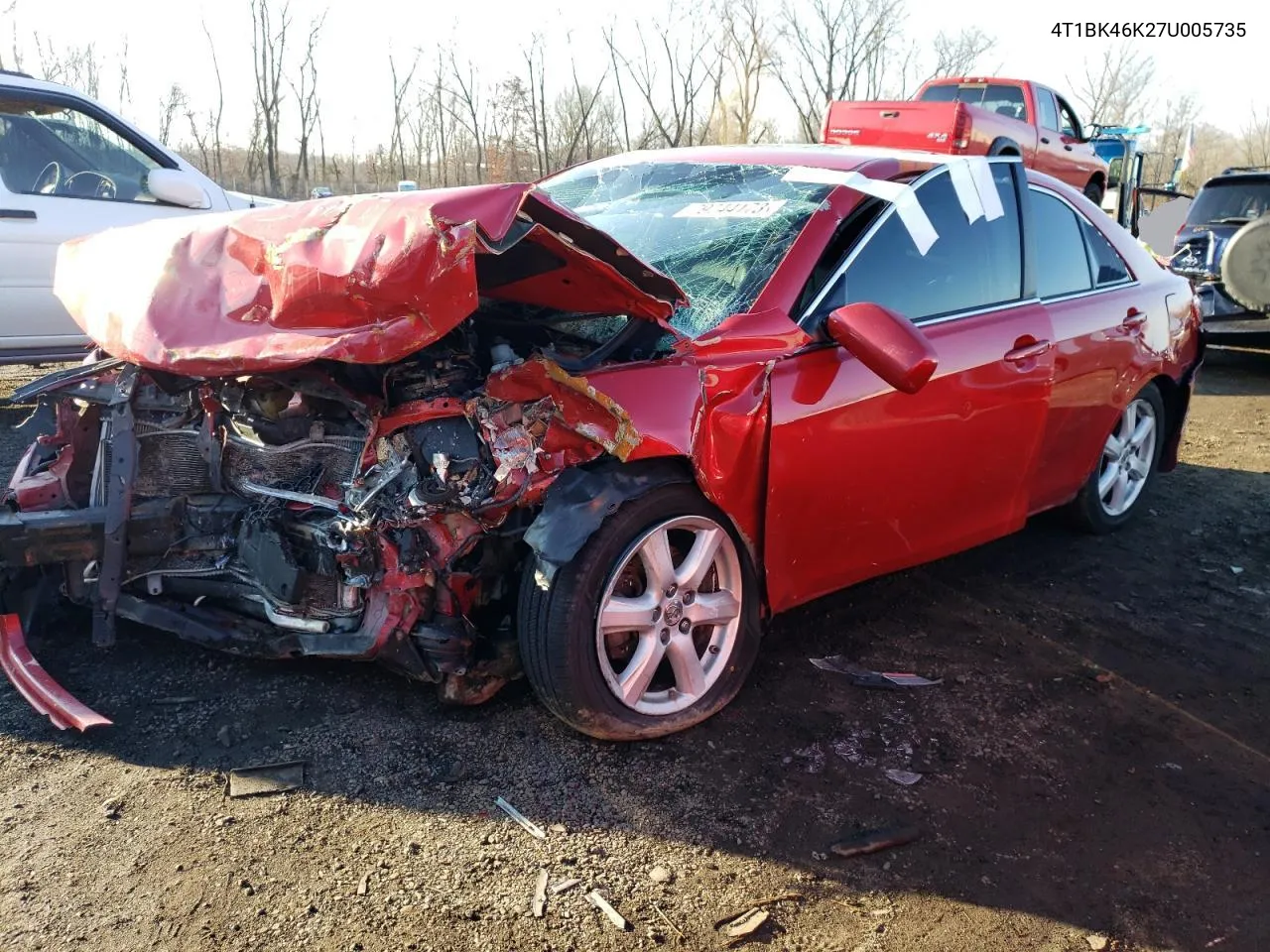 4T1BK46K27U005735 2007 Toyota Camry Le