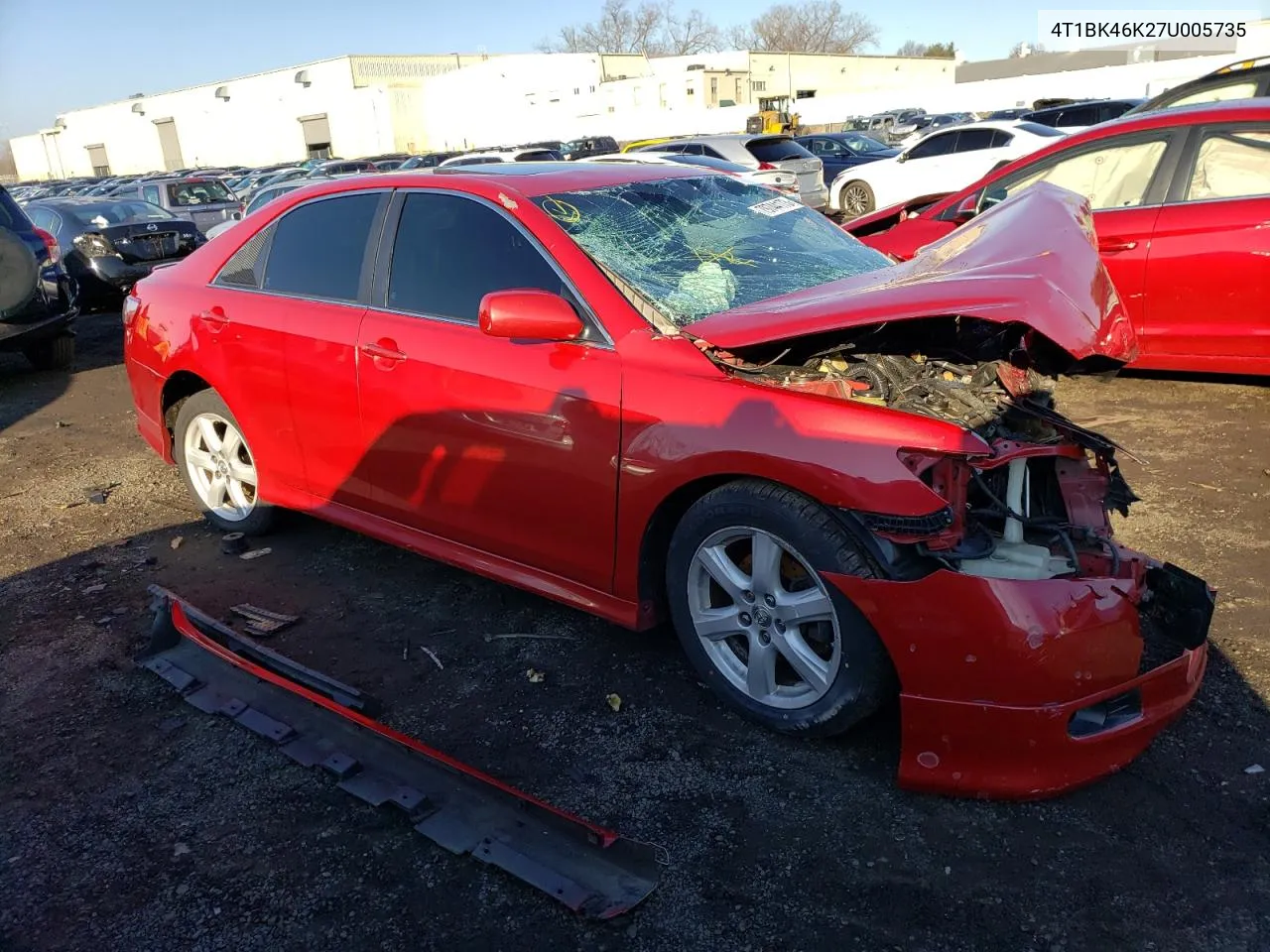 4T1BK46K27U005735 2007 Toyota Camry Le