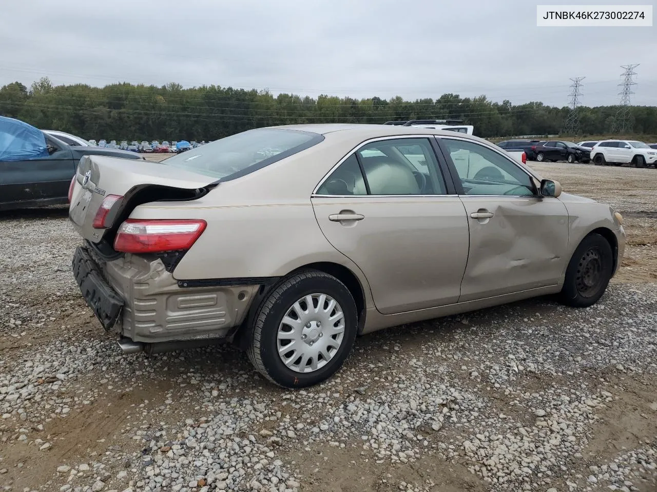 2007 Toyota Camry Le VIN: JTNBK46K273002274 Lot: 79930984