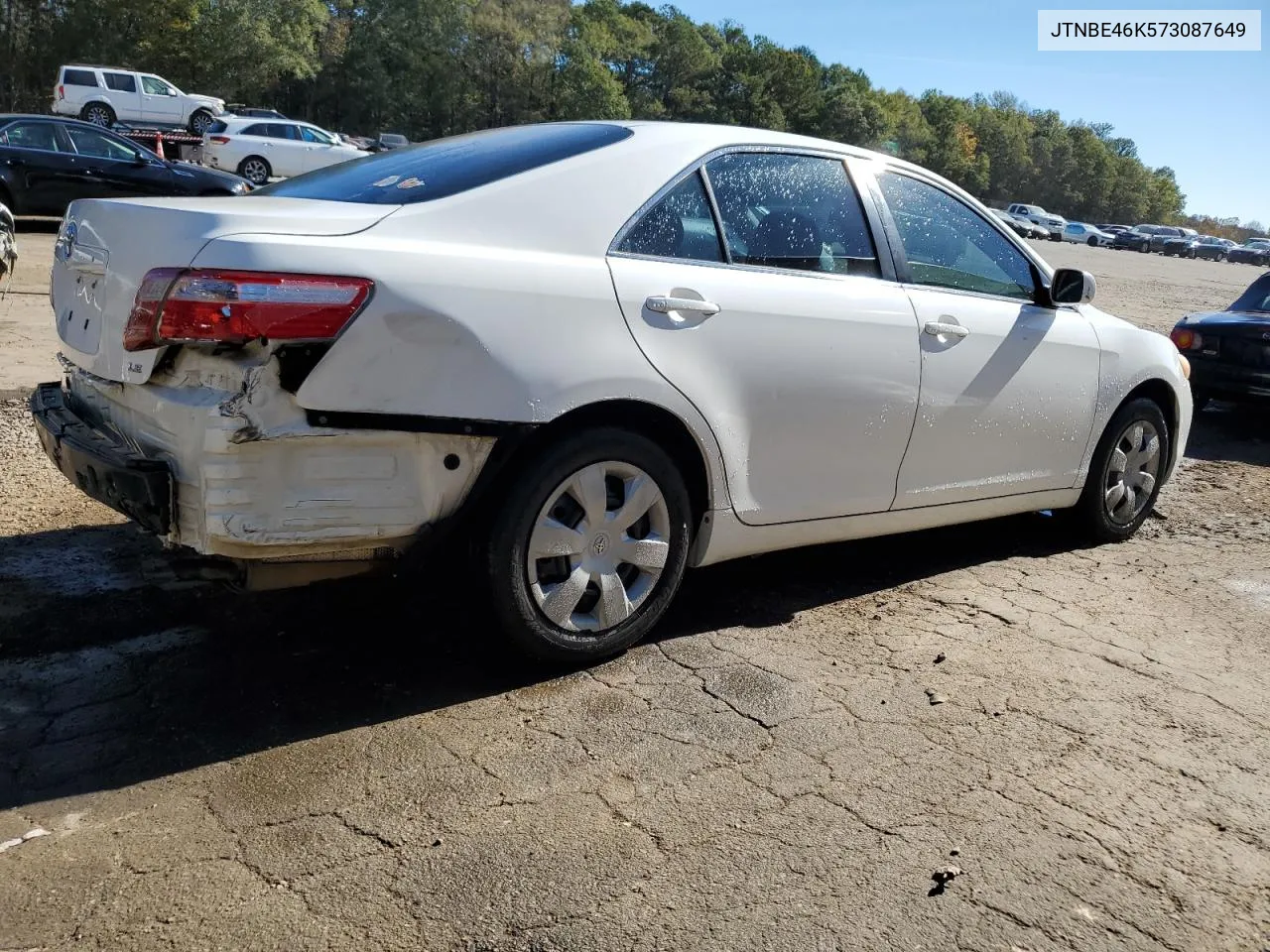 2007 Toyota Camry Ce VIN: JTNBE46K573087649 Lot: 80030754