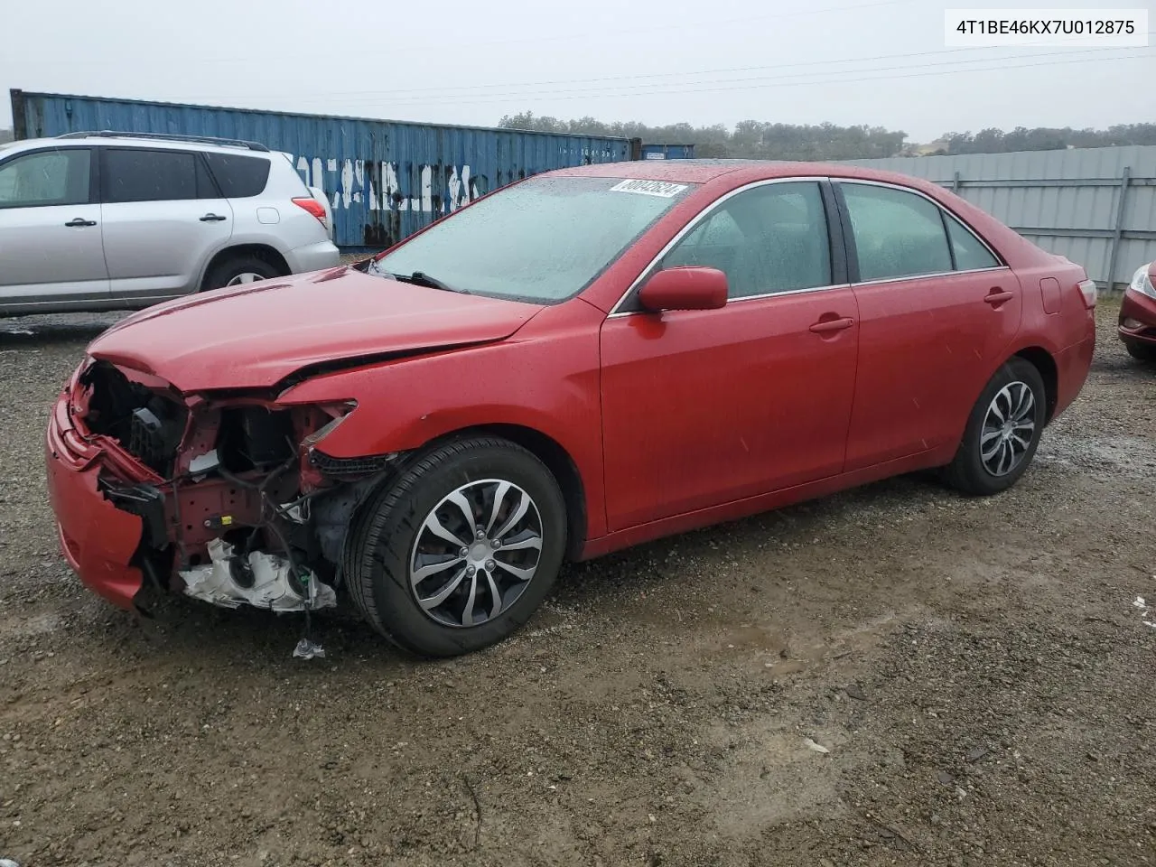 2007 Toyota Camry Ce VIN: 4T1BE46KX7U012875 Lot: 80042624