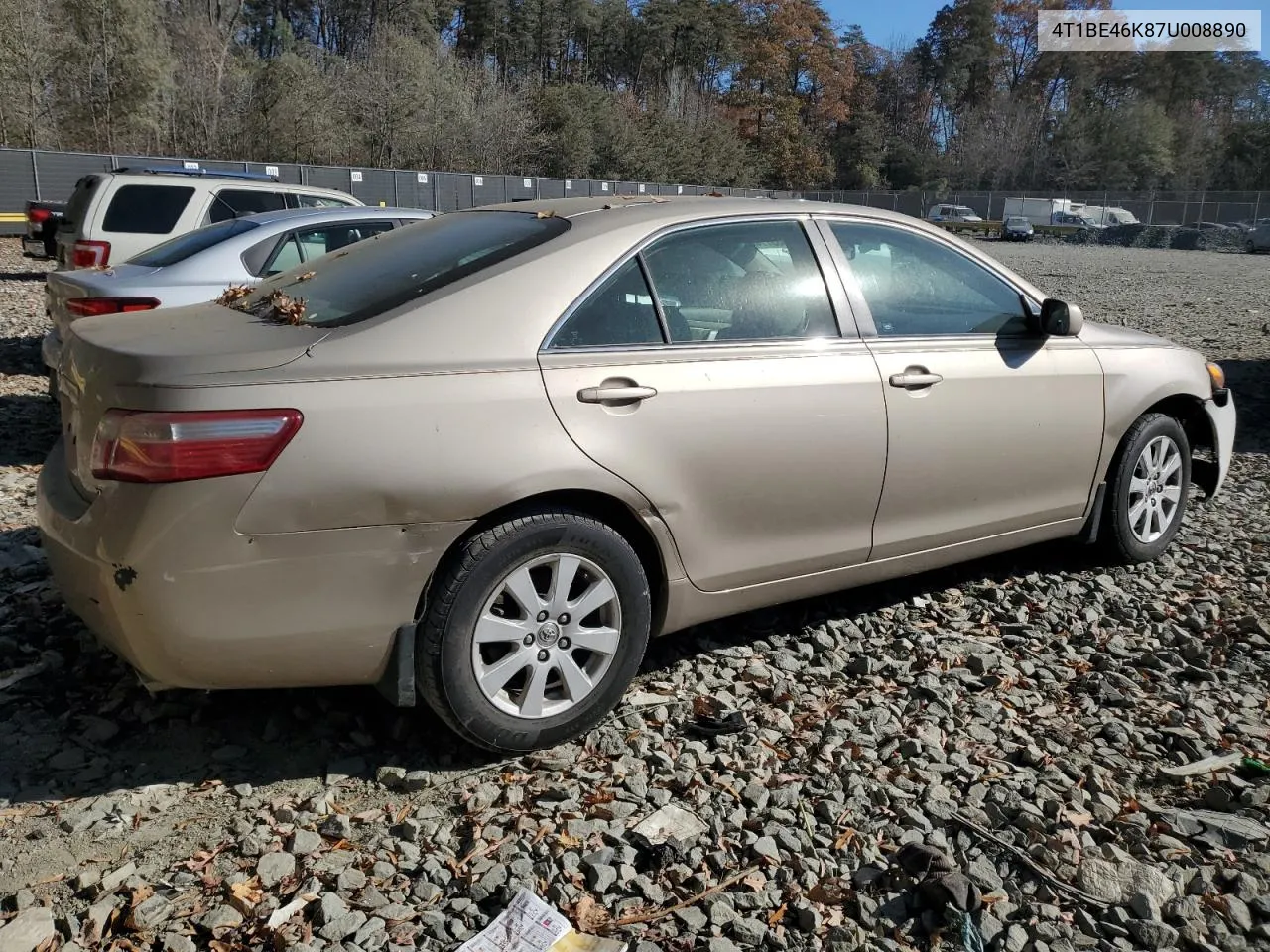 2007 Toyota Camry Ce VIN: 4T1BE46K87U008890 Lot: 80055114