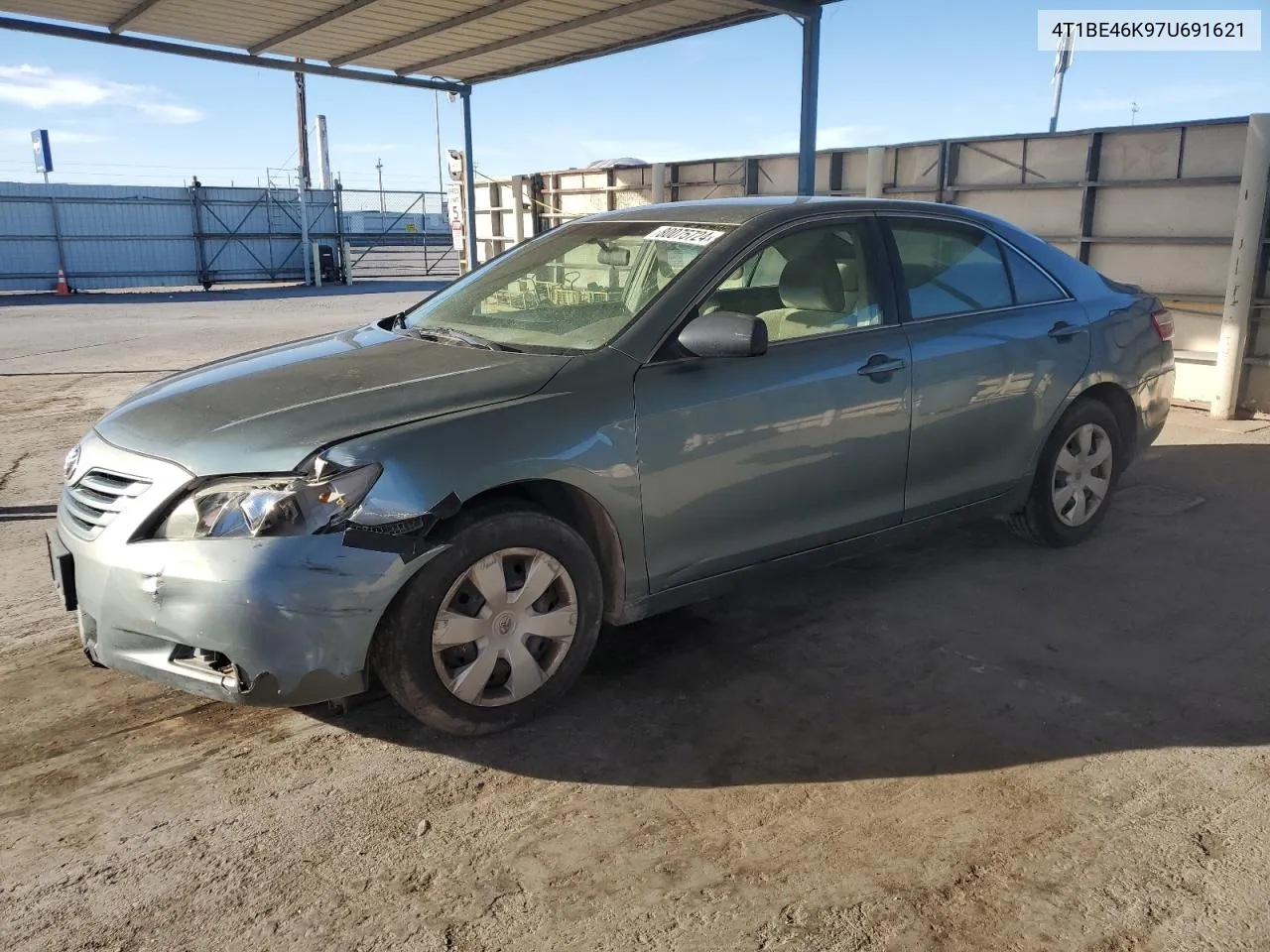 2007 Toyota Camry Ce VIN: 4T1BE46K97U691621 Lot: 80075724