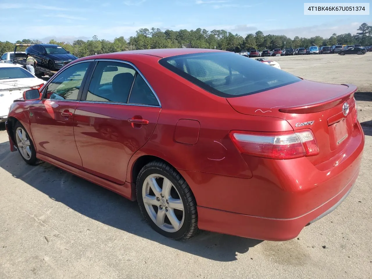 2007 Toyota Camry Le VIN: 4T1BK46K67U051374 Lot: 80081804