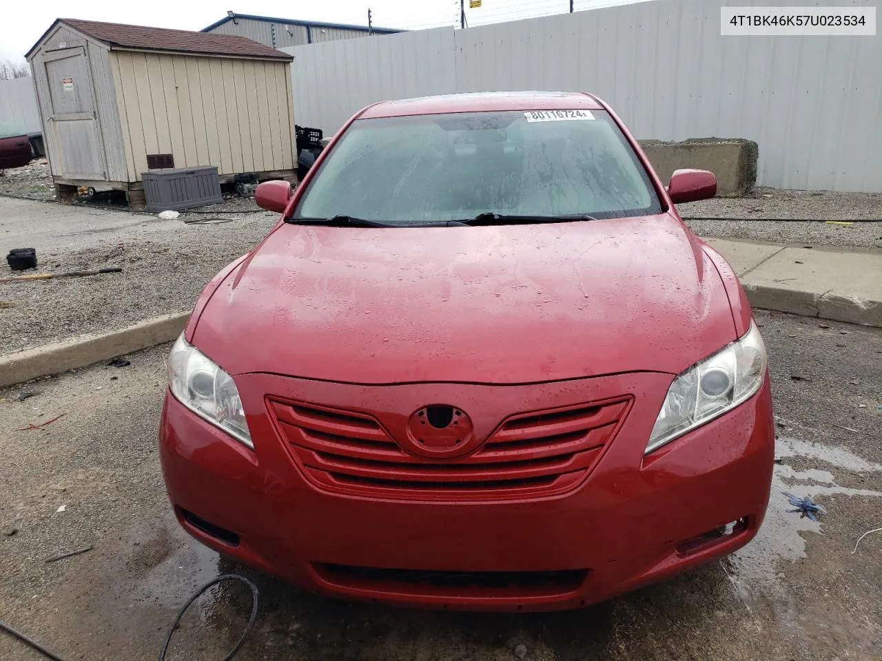 2007 Toyota Camry Le VIN: 4T1BK46K57U023534 Lot: 80116724