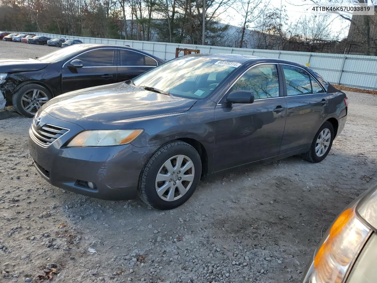 2007 Toyota Camry Le VIN: 4T1BK46K57U033819 Lot: 80205314