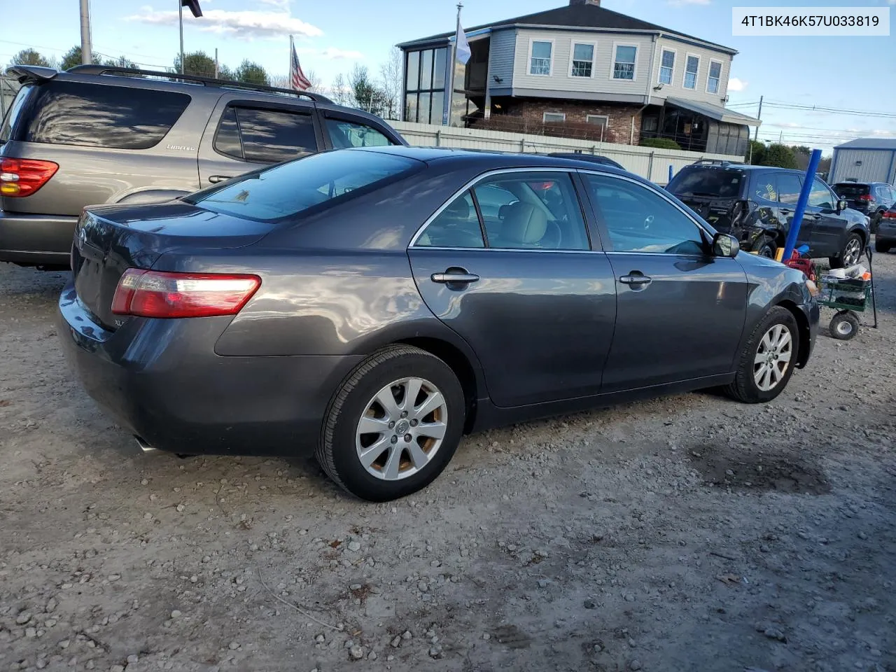 2007 Toyota Camry Le VIN: 4T1BK46K57U033819 Lot: 80205314