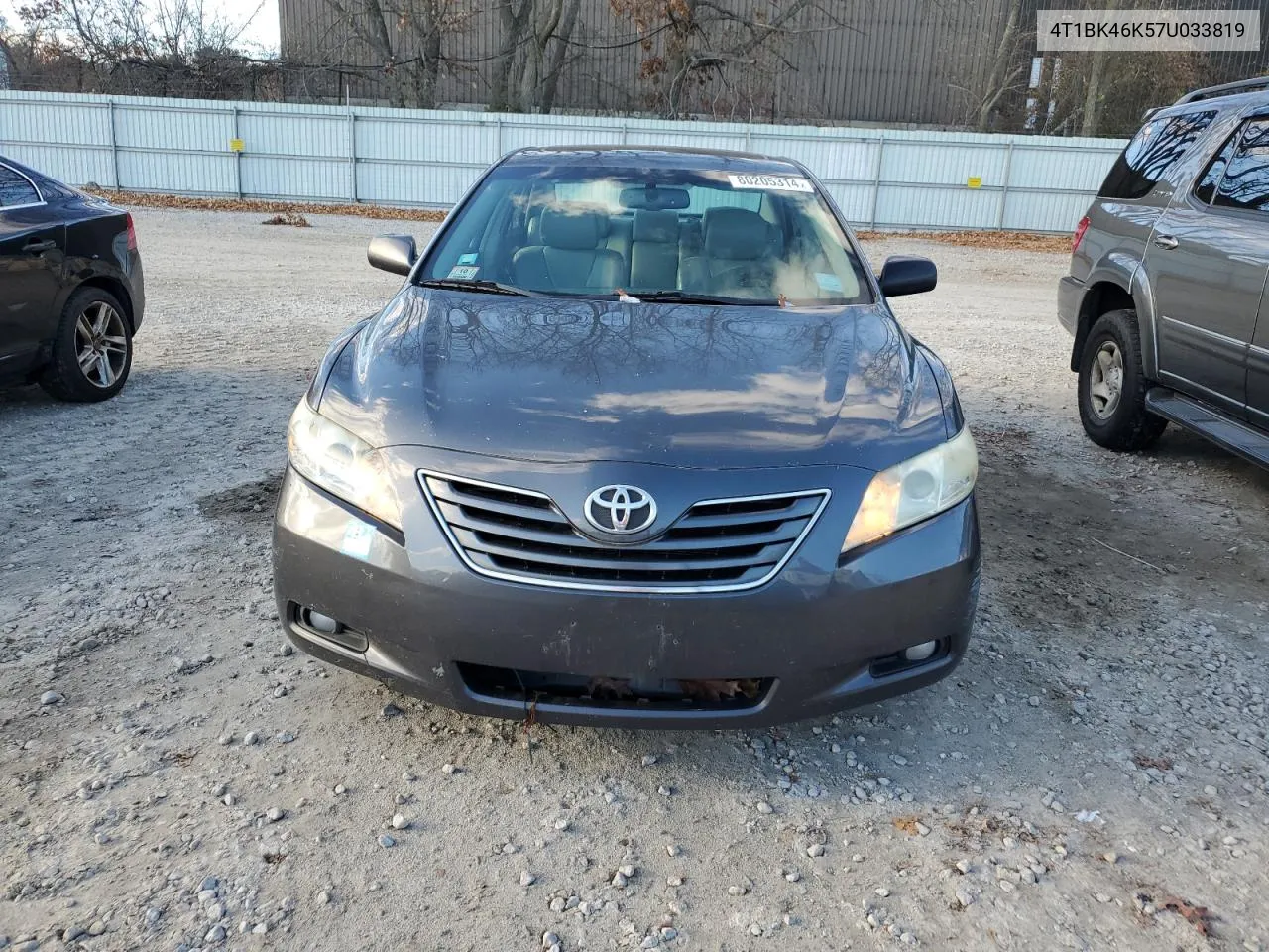 2007 Toyota Camry Le VIN: 4T1BK46K57U033819 Lot: 80205314