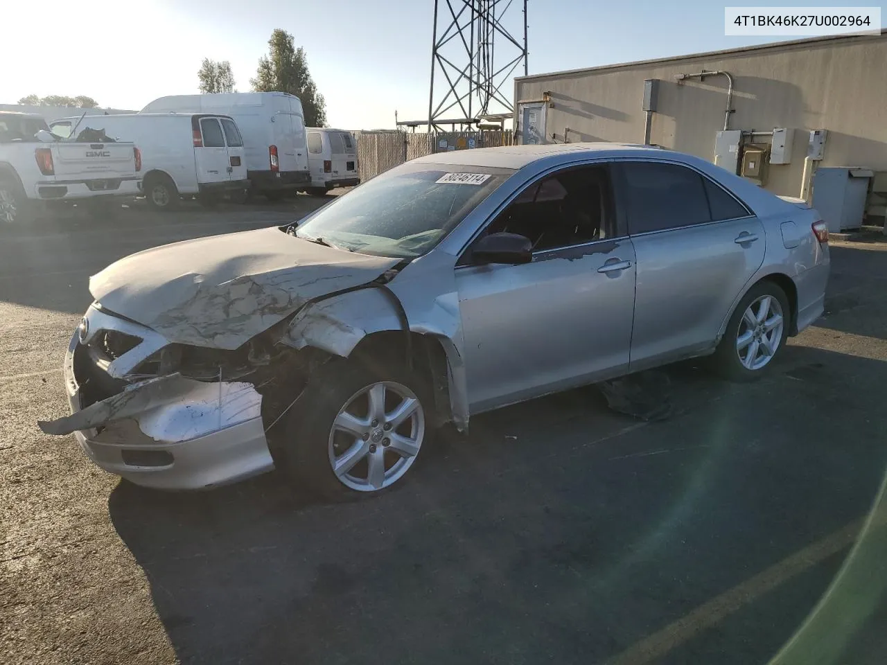 2007 Toyota Camry Le VIN: 4T1BK46K27U002964 Lot: 80246114