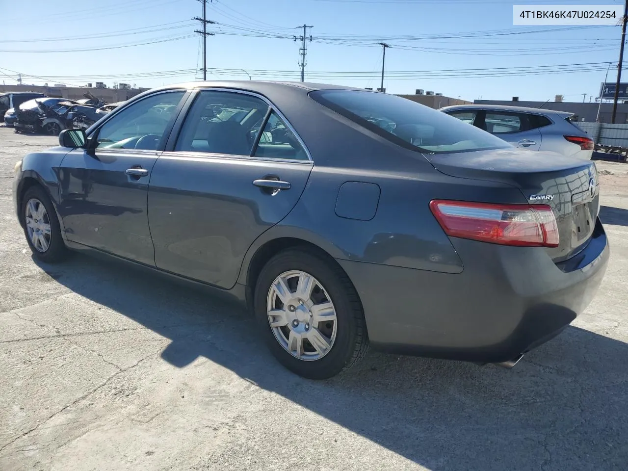 2007 Toyota Camry Le VIN: 4T1BK46K47U024254 Lot: 80376954