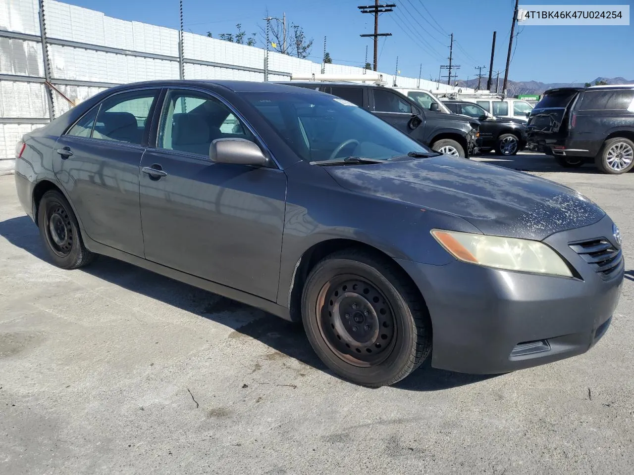 2007 Toyota Camry Le VIN: 4T1BK46K47U024254 Lot: 80376954