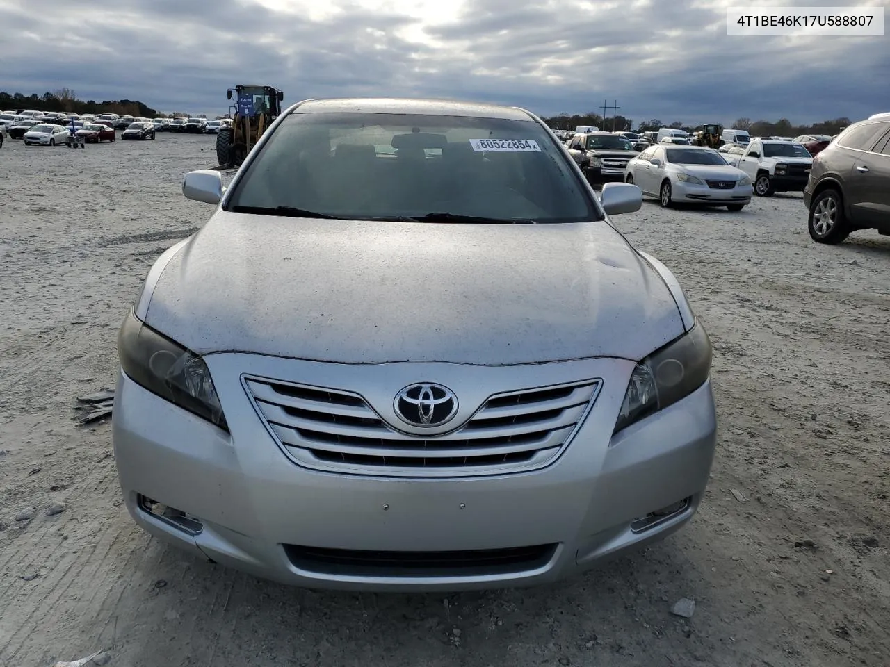 2007 Toyota Camry Ce VIN: 4T1BE46K17U588807 Lot: 80522854